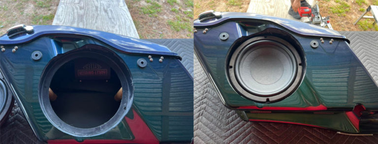 We Brace and Support Speaker Bags – Ocala Custom Motorcycle Bagger ...
