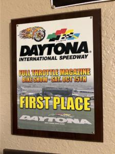 Full Throttle Daytona Beach Bike Show First Place